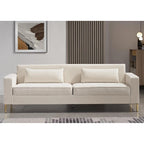 Modern Velvet Upholstered Living Room Sofa