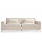 Modern Velvet Upholstered Living Room Sofa