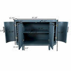 47.2-Inch Wooden Console Table & Coffee Bar Cabinet