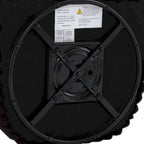 2 Set Modern 49 Upholstered Plush Corduroy Swivel Barrel Accent Chair