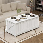 48 in Lift Top Coffee Table Storage Room Fence Design Farmhouse