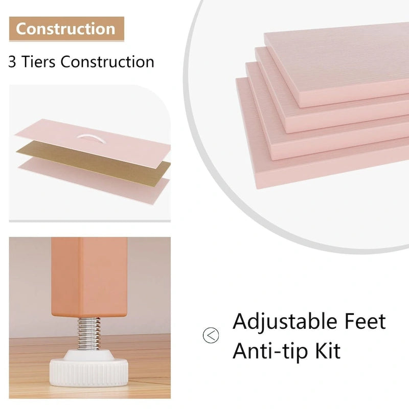 10 Drawer Dresser TV Stand - 55 inches