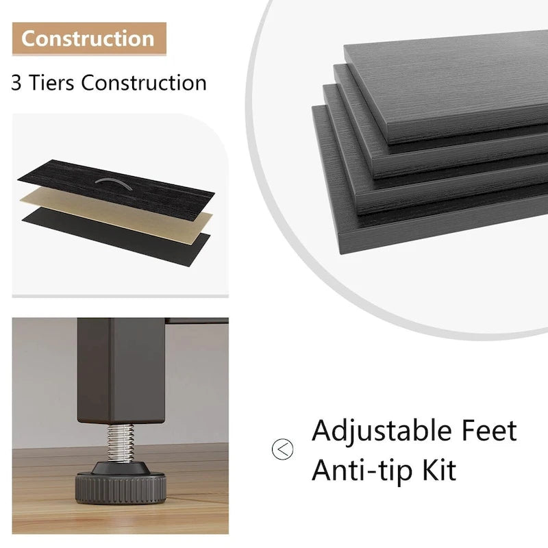 10 Drawer Dresser TV Stand - 55 inches