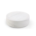 31.49 Sturdy Fiberglass Round Coffee Table with Large Storage