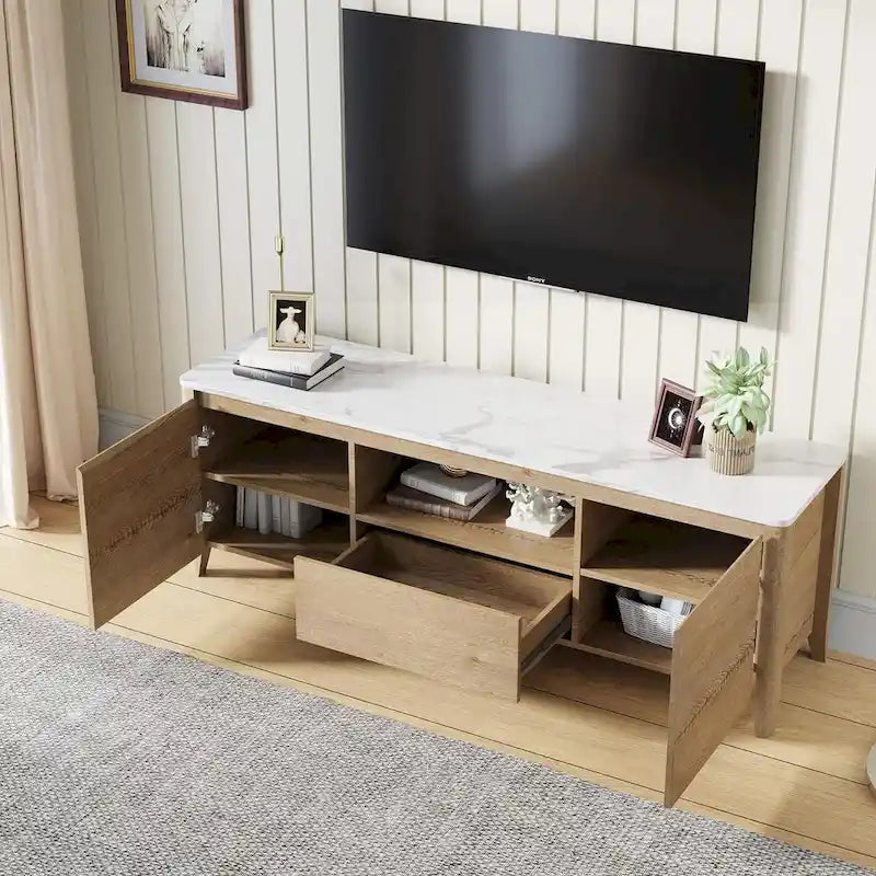 58 Modern TV stand Entertainment Center TV cabinet with Storage - 58 inches