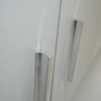 Avery 55-inch 2-Drawer 4-Shelf TV Stand in Steel