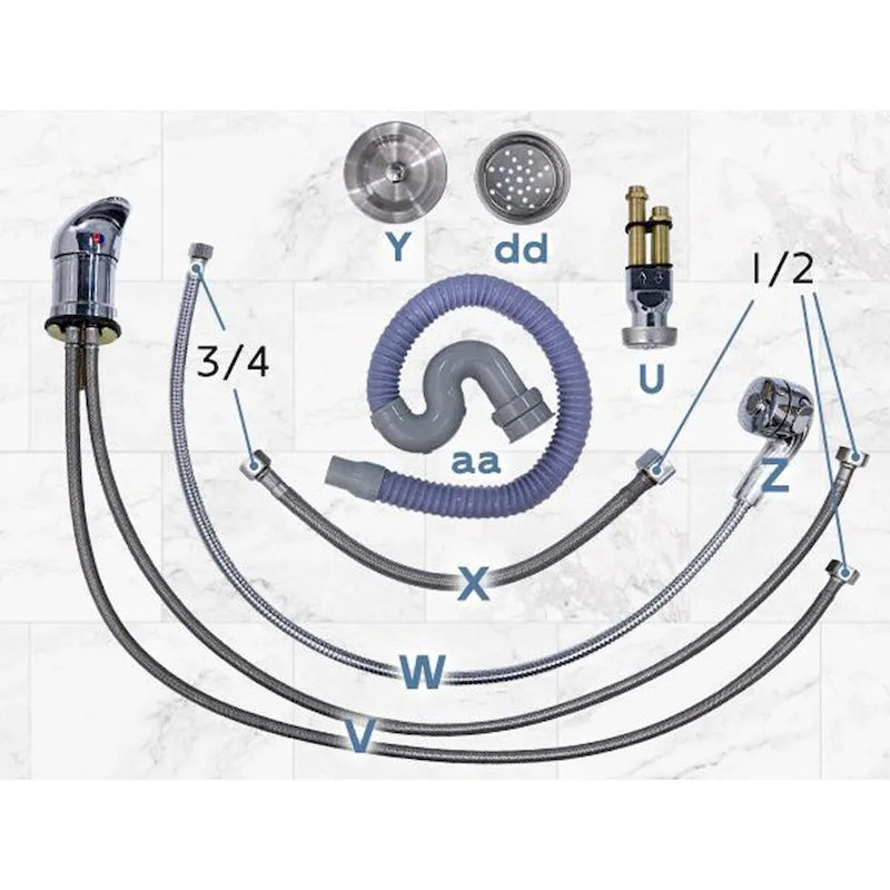 ABS Plastic Shampoo Spa Backwash Barber Salon Chair (Set of 1 or 2