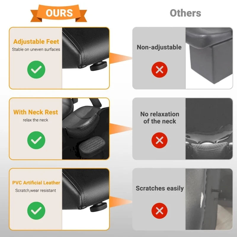 ABS Plastic Shampoo Spa Backwash Barber Salon Chair (Set of 1 or 2