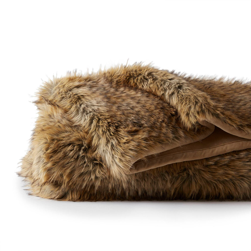 Luxe Faux Fur Throw Blanket