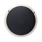 Round 35 Wide Scallop Natural Bone Inaly Mirror