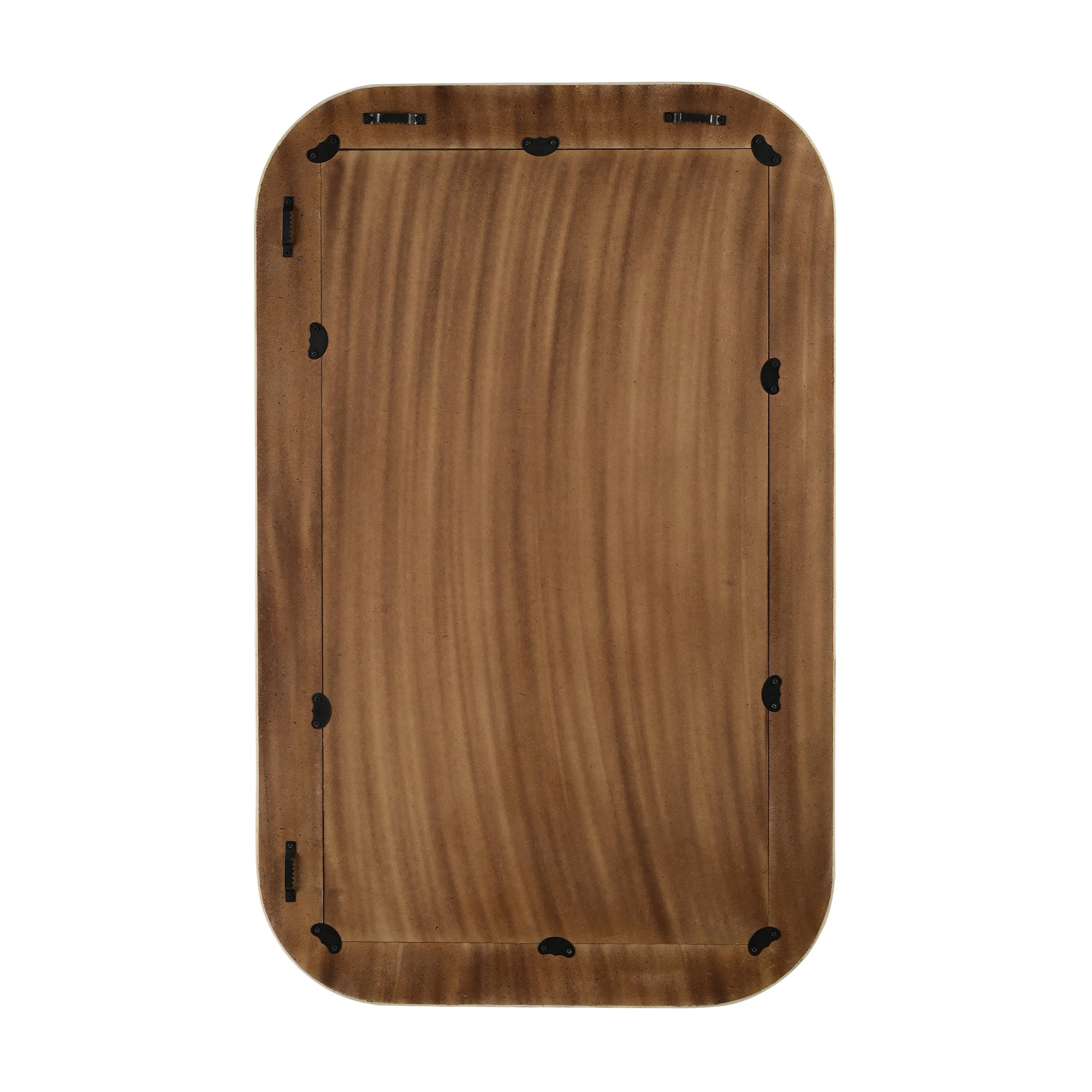 Natural Bone Inlay and Mango Wood Striped Mirror