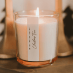 Christmas Tree Soy Candle - Tinted Glass Jar - 12 oz