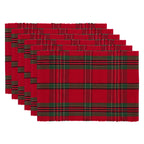 Holiday Plaid Placemat Set/6