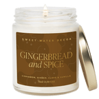 Gingerbread and Spice Soy Candle - Clear Jar - 9 oz