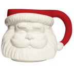 Red Hat Santa 19oz. Figural Coffee Mug