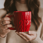 Red Sweater 18oz. Figural Coffee Mug