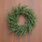 Elegant 28 Artificial Pine Wreath with Realistic Pinecones
