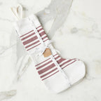 Vintage Stripe Holiday Stocking, Set of 2