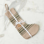 Vintage Stripe Holiday Stocking, Set of 2