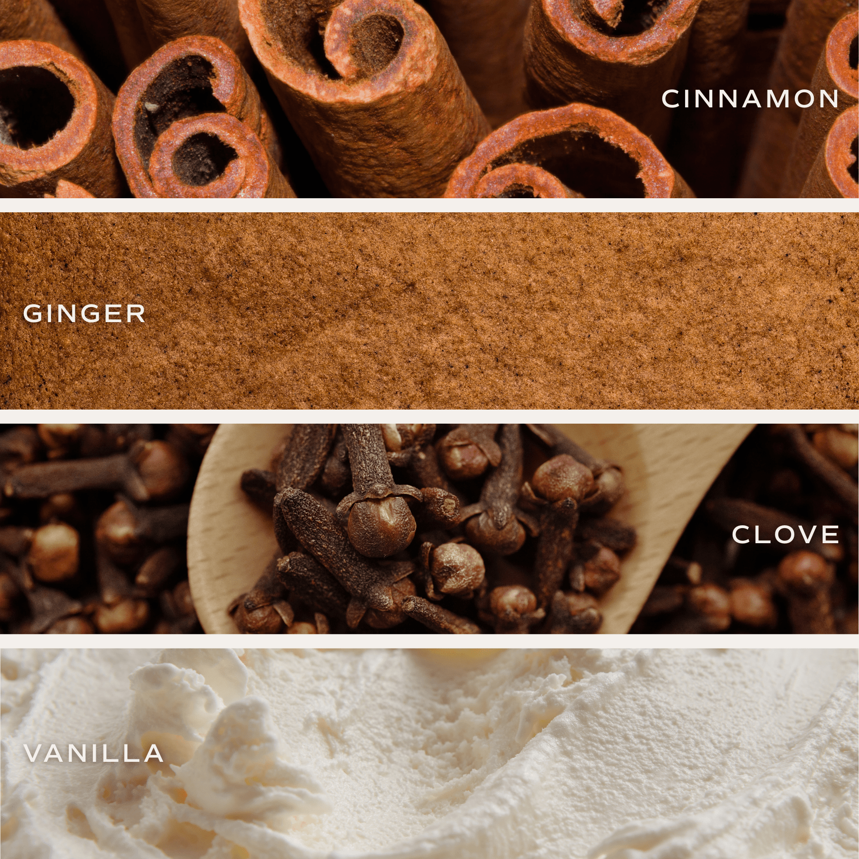 Gingerbread and Spice Soy Candle - Clear Jar - 9 oz Patterned