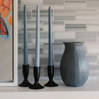 Handcrafted Warm Grey Aluminum Vase