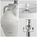 Altea 20.5 Rustic Coastal Pottery Jar LED Table Lamp, Set of 2