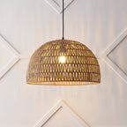Campana Bohemian Modern Woven Rope/Iron LED Pendant