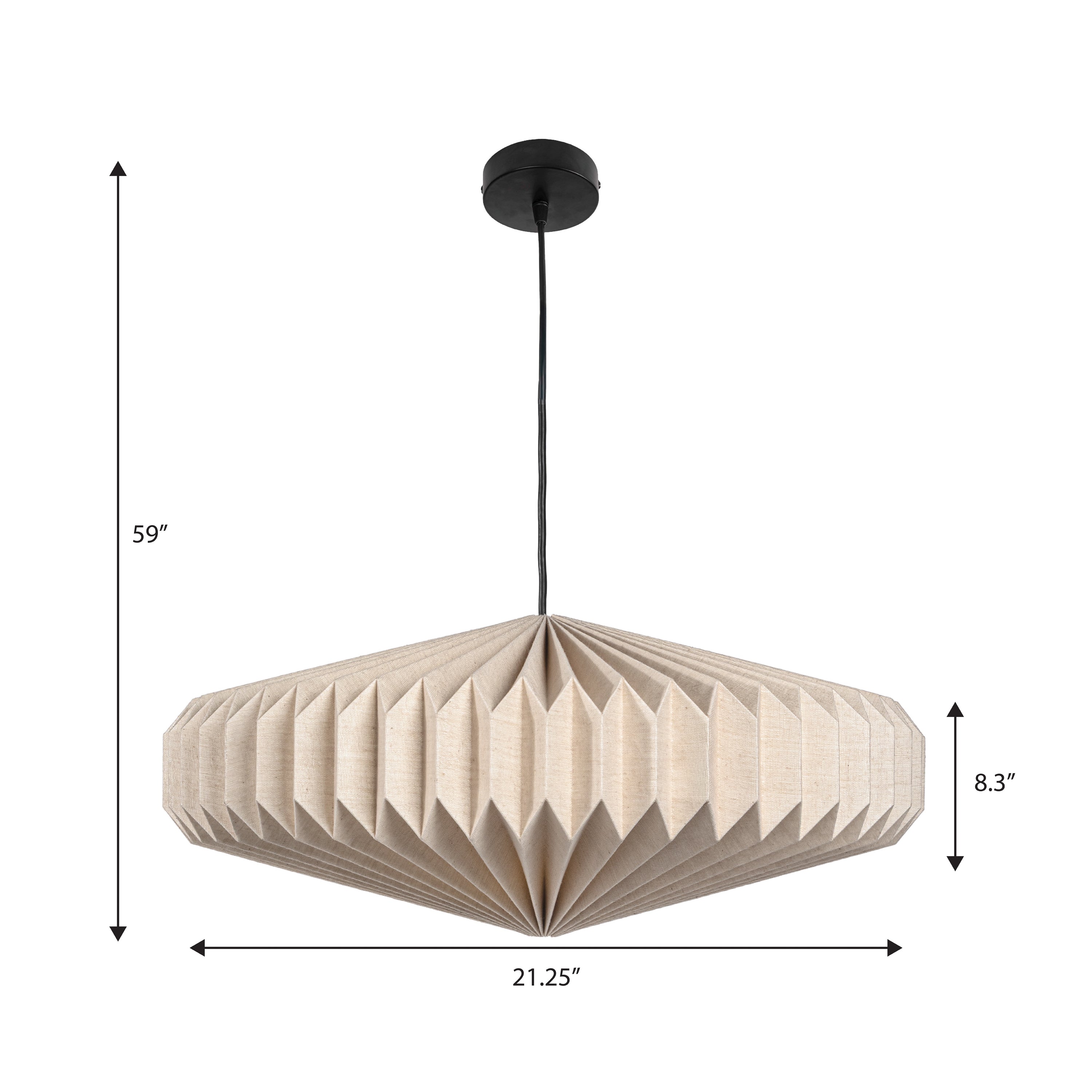 Nolan 21.25 Modern Vintage Honeycomb Shade LED Pendant Light
