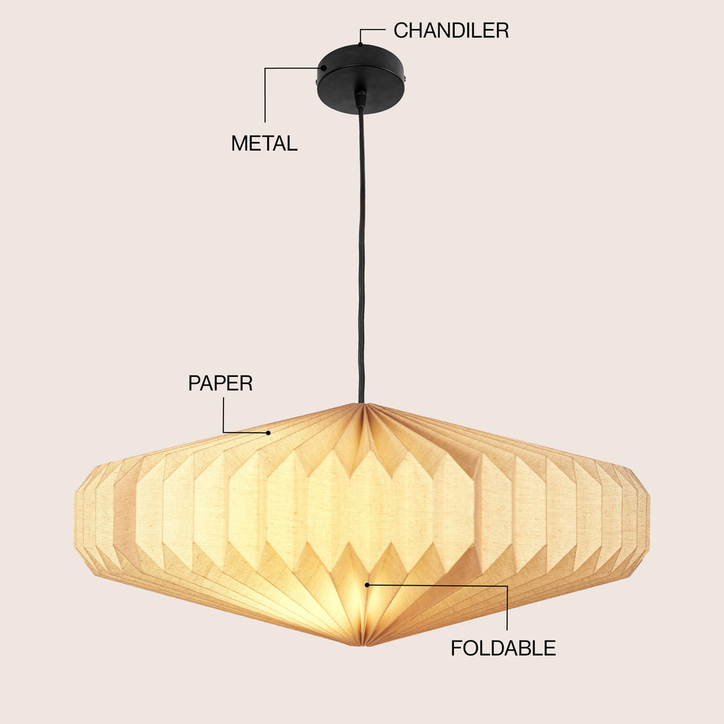 Nolan 21.25 Modern Vintage Honeycomb Shade LED Pendant Light