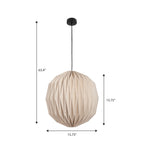 Vaughn 15.75 Modern Vintage Orb Honeycomb Shade LED Pendant Light