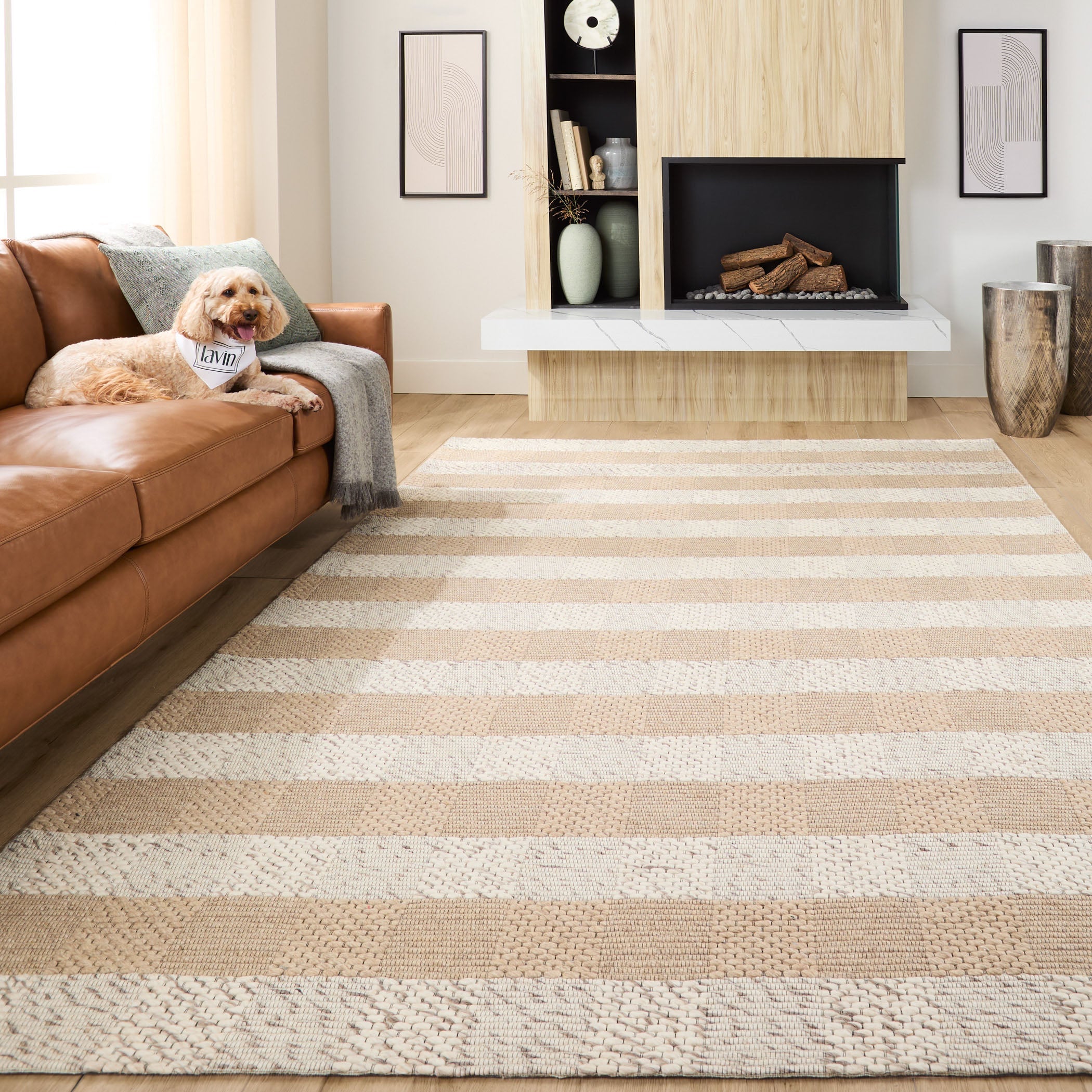 Jaya Beige Orange Rug