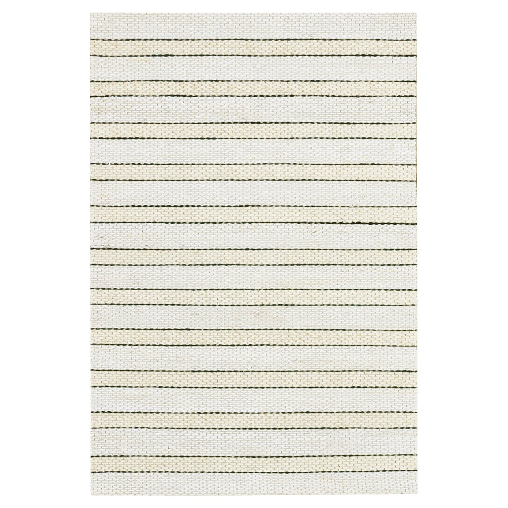 Jaya Luxe Textured Stripe Ivory Rug