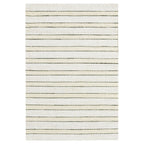 Jaya Luxe Textured Stripe Ivory Rug