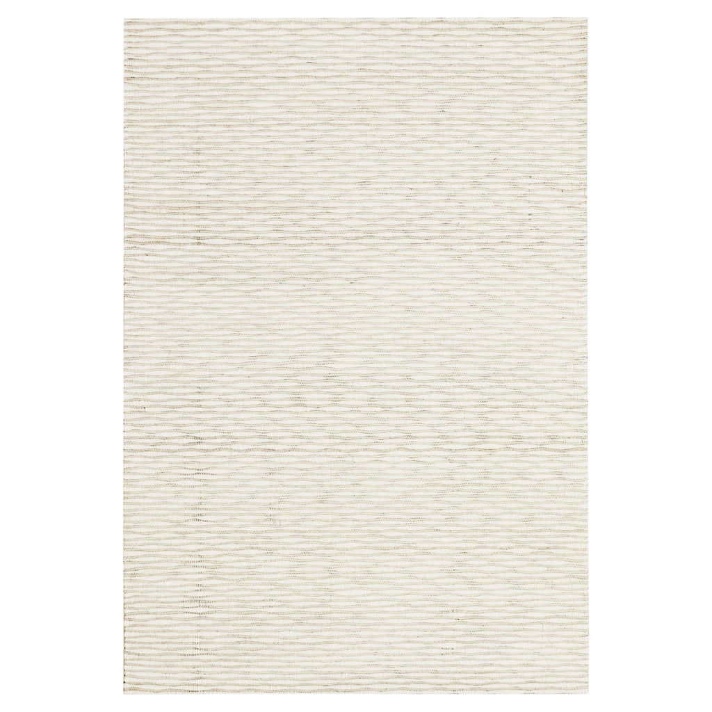 Jaya Luxe Textured Channel Ivory Rug