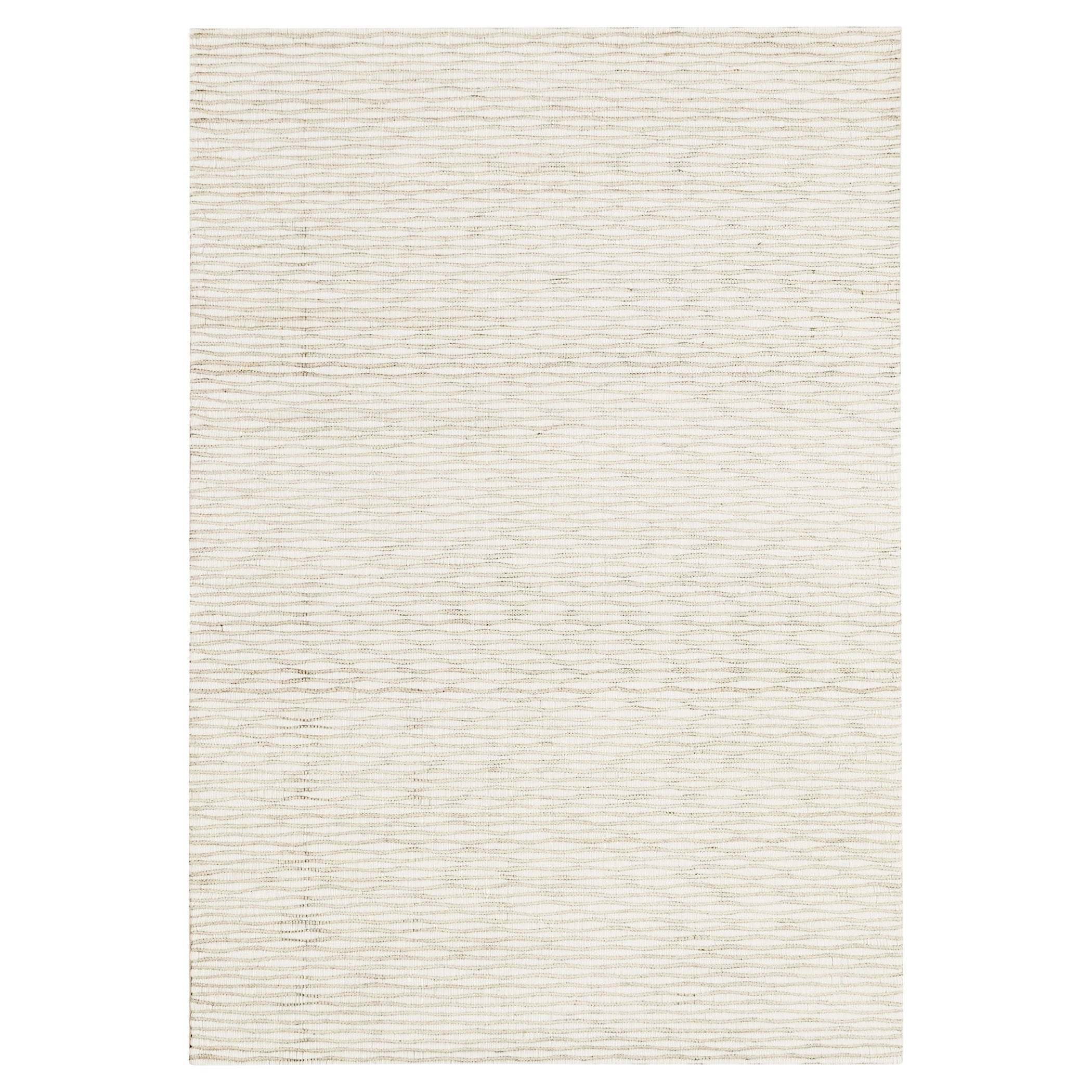 Jaya Luxe Textured Channel Ivory Rug