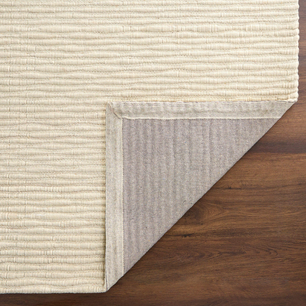 Jaya Luxe Textured Channel Ivory Rug