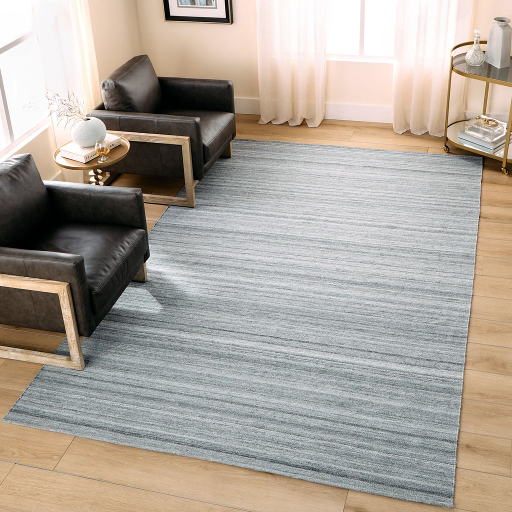 Kiran Reversible Heathered Stipe Rug