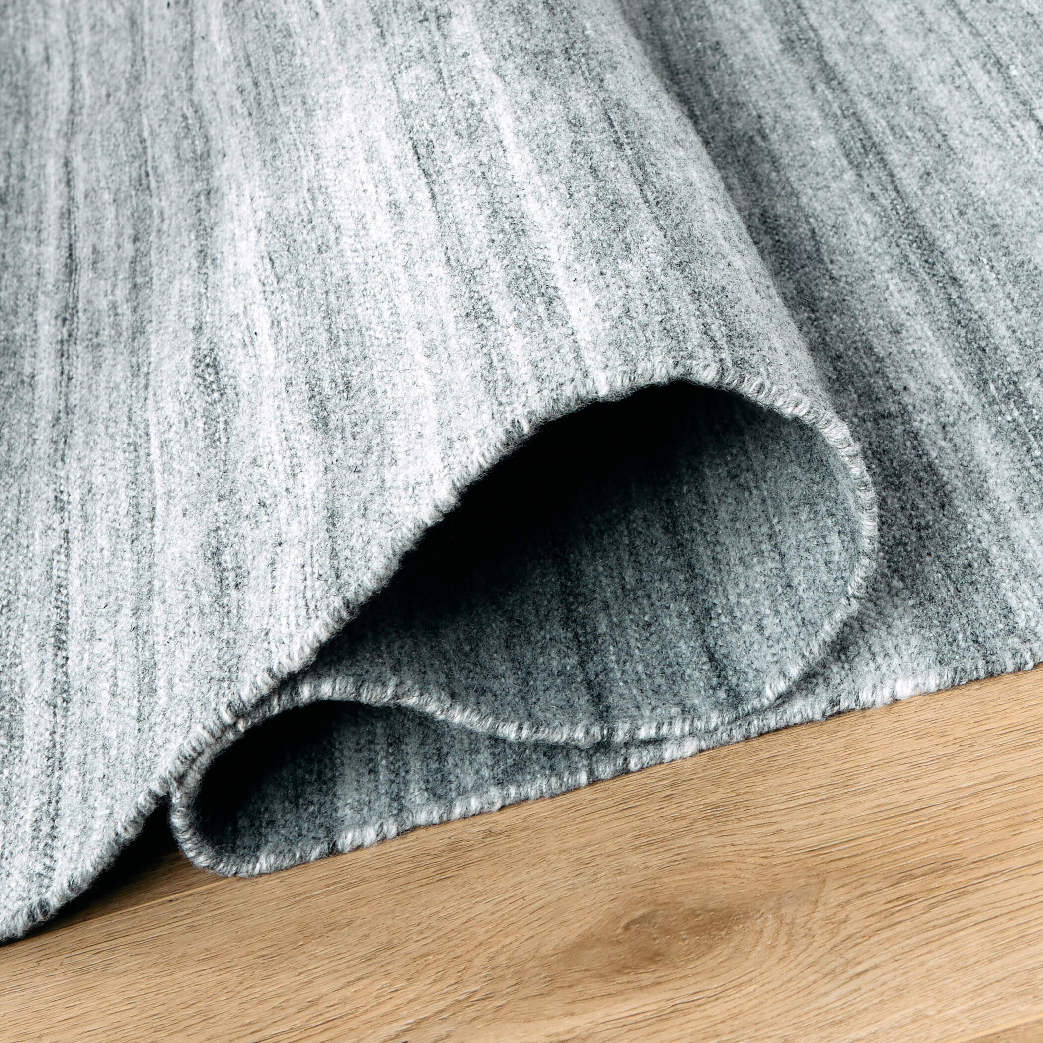 Kiran Reversible Heathered Stipe Rug