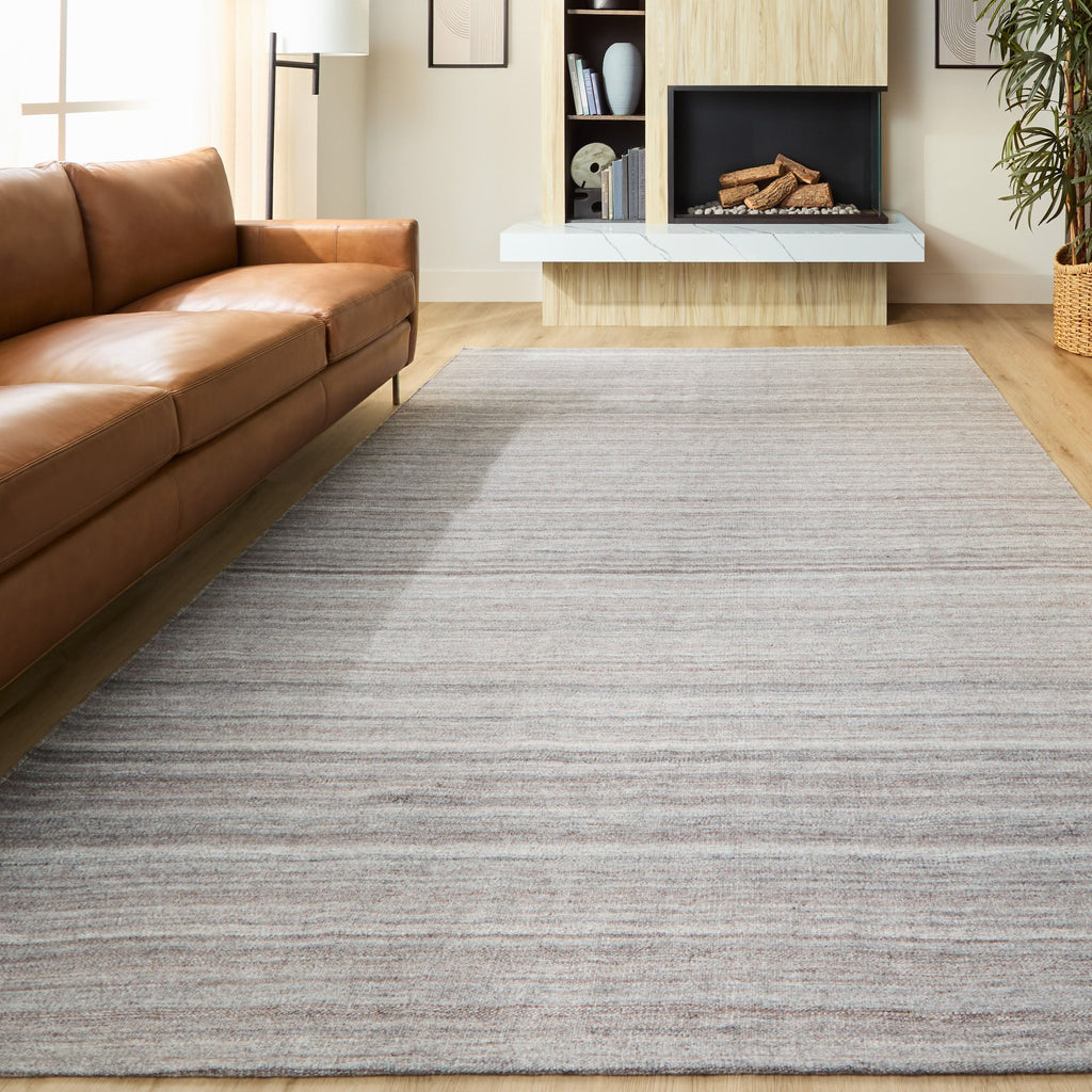 Kiran Reversible Heathered Stipe Rug
