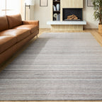 Kiran Reversible Heathered Stipe Rug