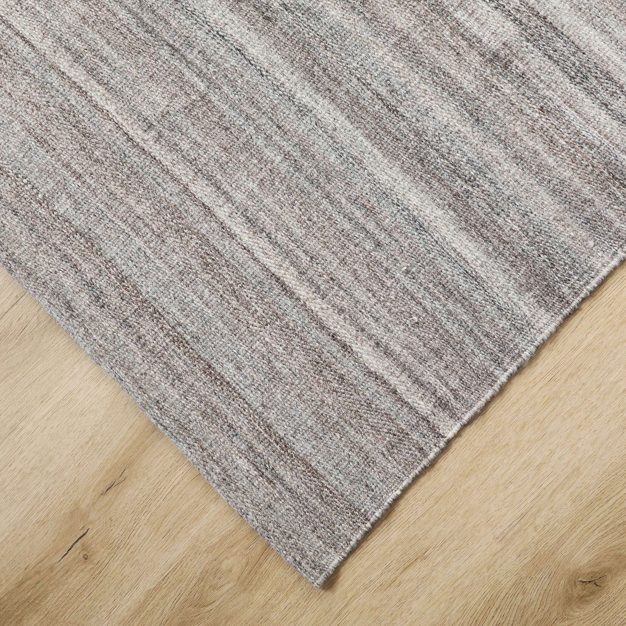 Kiran Reversible Heathered Stipe Rug