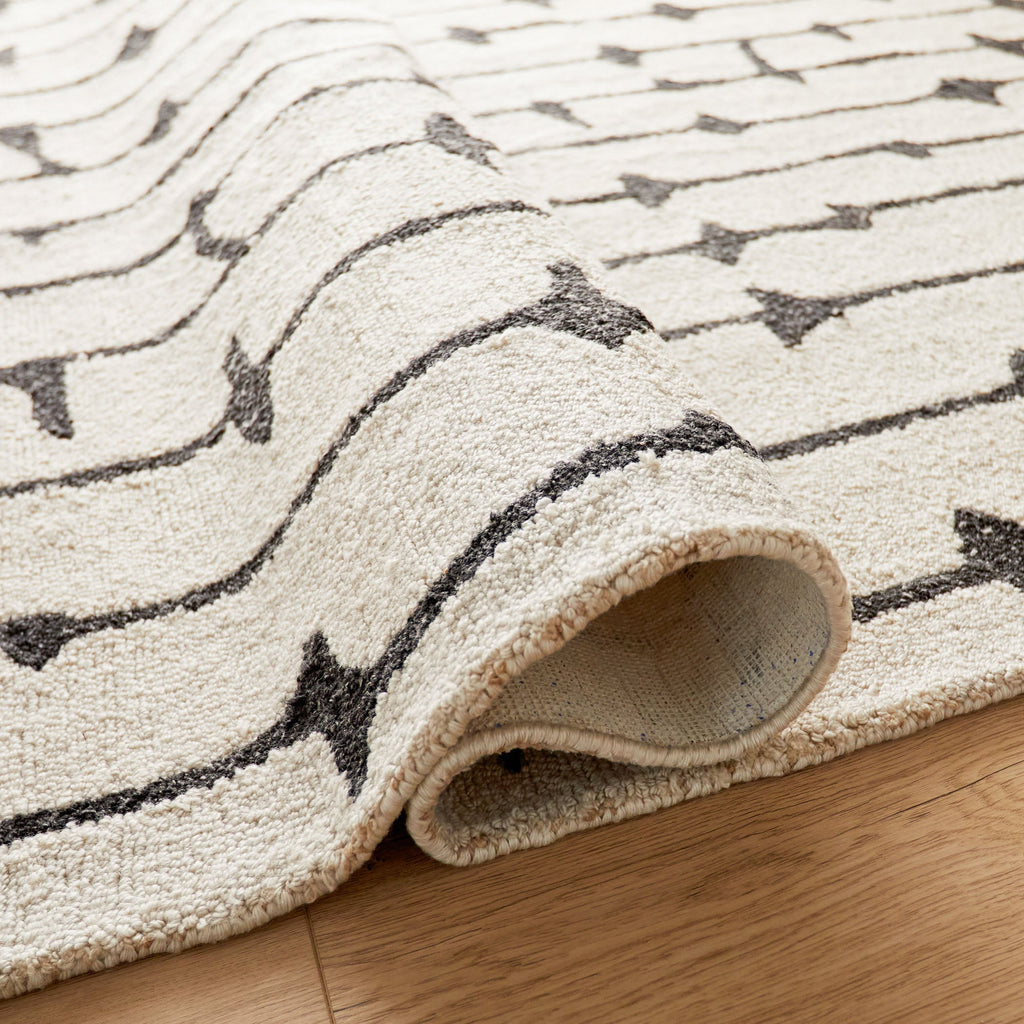 Contemporary Luxe Black Rug