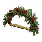 Beaded Flowers Design Napkin Ring, Set of 4