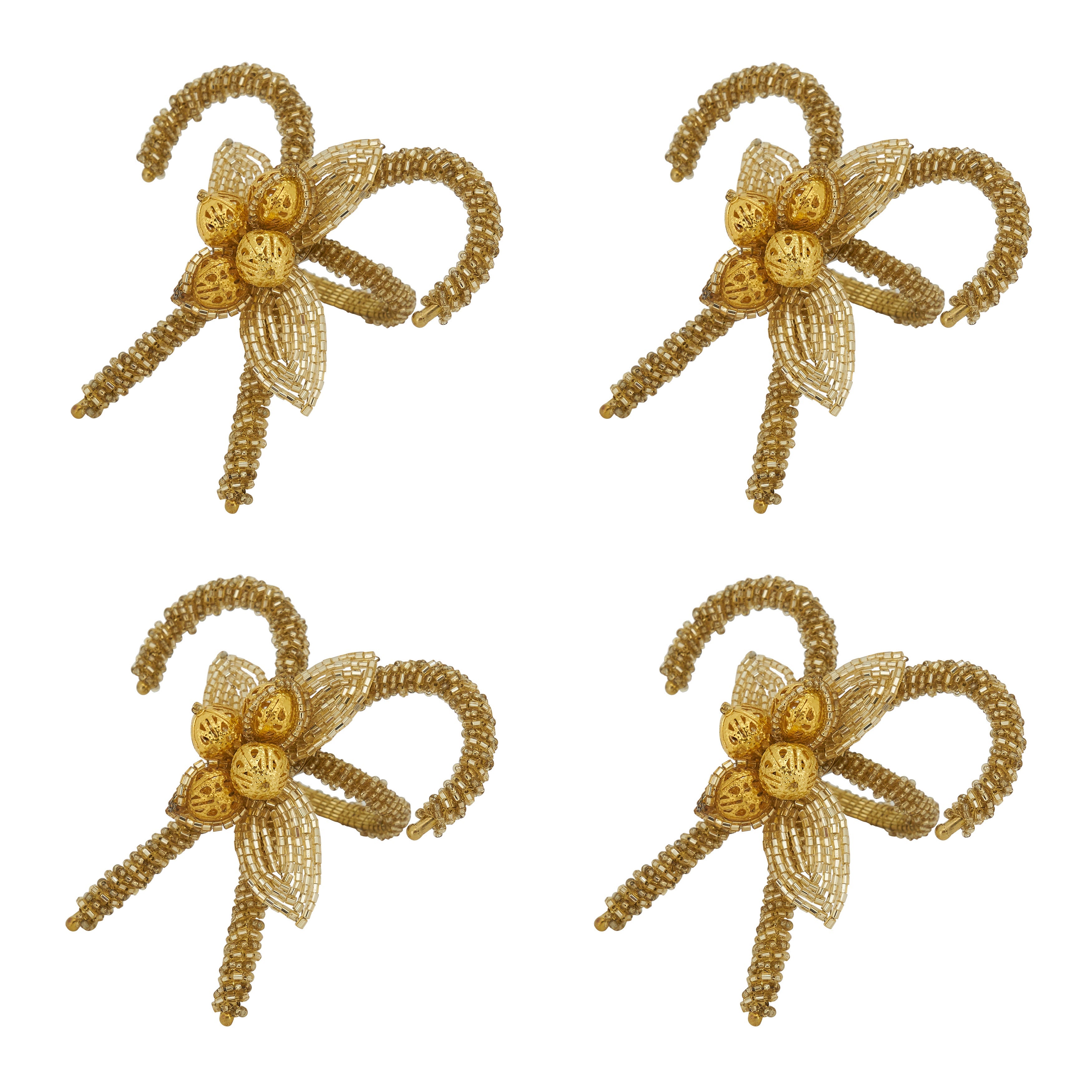 Candy Cane Napkin Ring, Set of 4