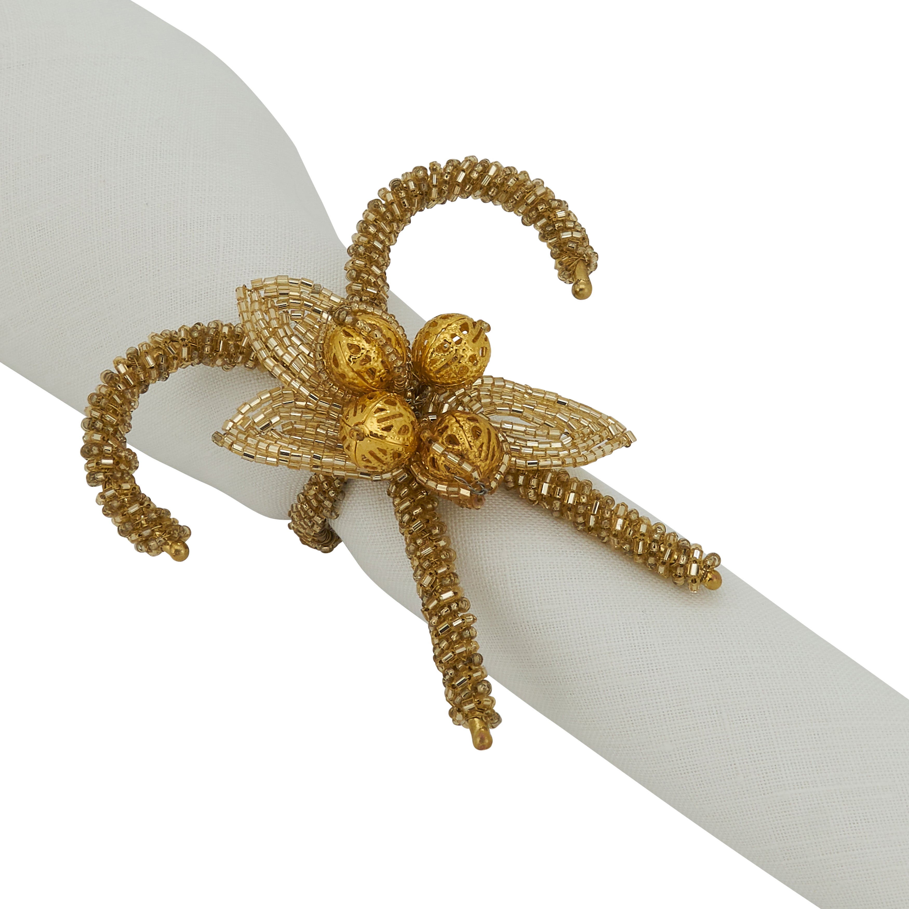 Candy Cane Napkin Ring, Set of 4