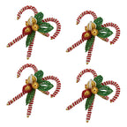 Candy Cane Napkin Ring, Set of 4