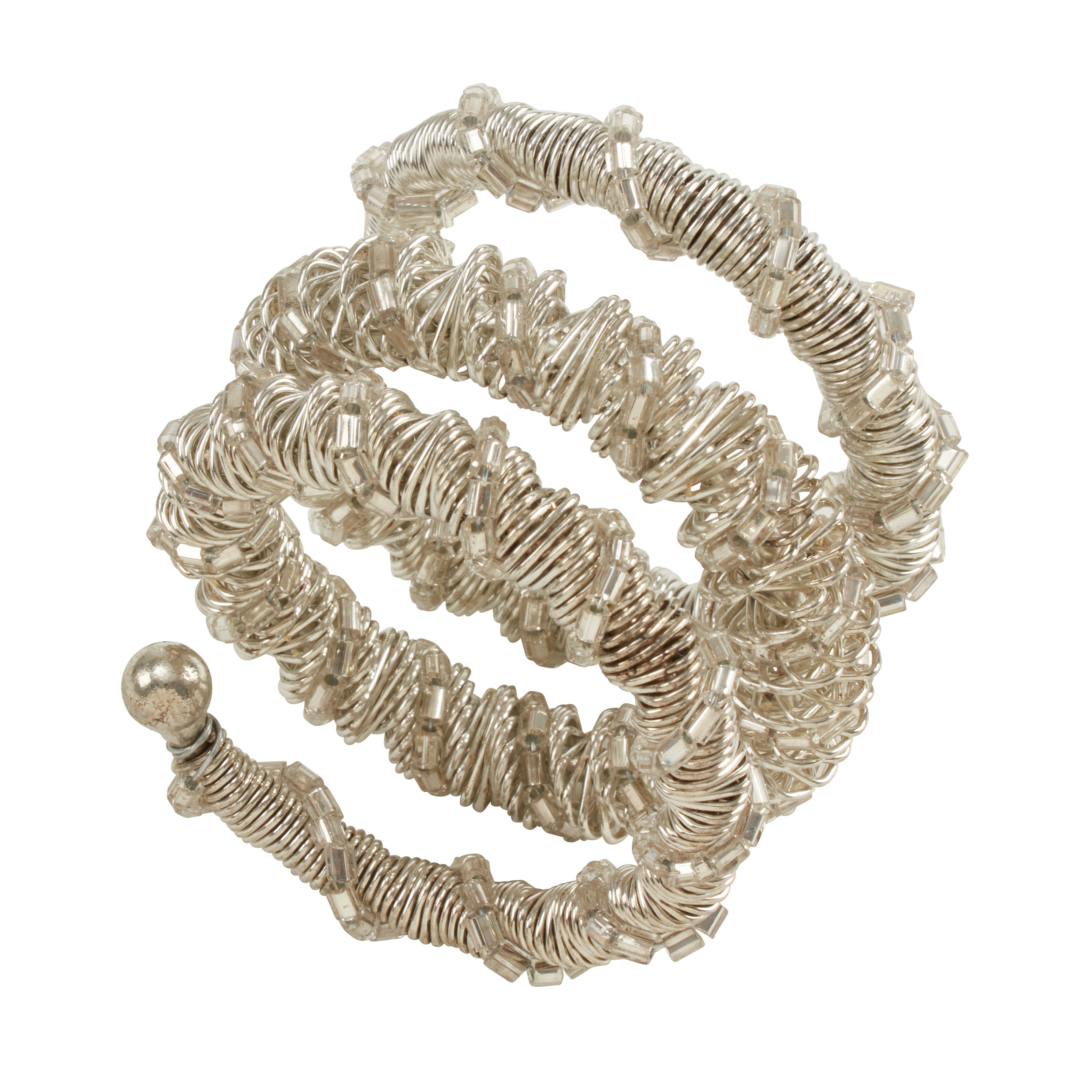 Spiral Napkin Ring, Set of 4