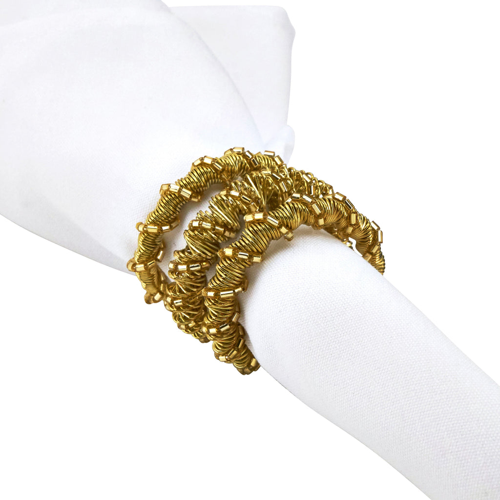 Spiral Napkin Ring, Set of 4