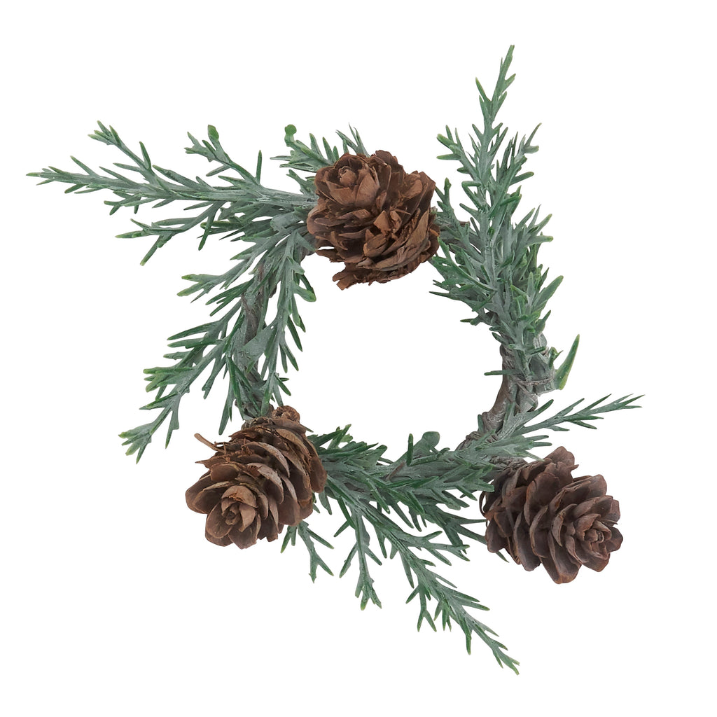 Pine Cone Napkin Ring, Set of 4