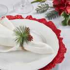 Forest Floor Pinecone Napkin Ring, Set of 4